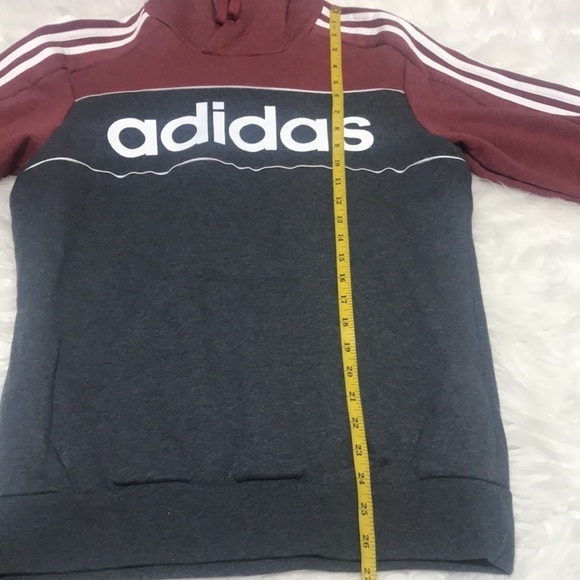 MEN’S SMALL ADIDAS HOODED SWEATSHIRT SIZE - Picture 4 of 10